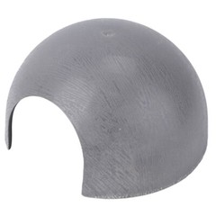 Reptile Hide Rest Cave Rubber Round Habitat Crawler Toys Pet Supplies