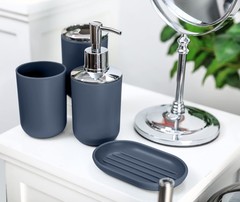 Moss & Stone 6 pcs Bathroom Accessories Set, Bathroom Decor Sets Includes Soa…