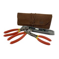 Hide & Drink, Rustic Small Tool Roll-Up Bag (10 Slots), Portable Carry-On Pou…