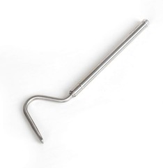REPTI ZOO Portable Snake Hook Retractable Stainless Steel Handling Tool 7.8-23.6