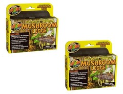 Zoo Med Naturalistic Terrarium Mushroom Ledge Small (7″ Long x Multi-colored