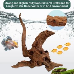 Hamiledyi 3 Pcs Natural Driftwood for Aquarium 7-12 Inch Driftwood Branches B…