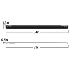 Switchable UVB Light for Reptiles, 39W T5 UVB Light Combo Kit for Tropical & …