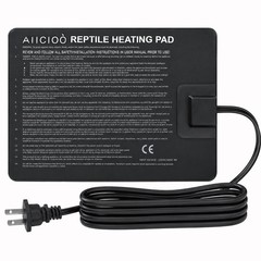 Aiicioo Reptile Heating Pad – Hermit Crab Heater Heat Mat for Reptiles Snake …