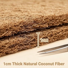 Reptile Carpet 30″x12″ 2 PCS Coconut Fiber Mat for 20 Gallon Reptile Tank,Tor…