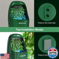 REPTIZOO Reptile Water Dispenser Automatic Chameleon Drinking Fountain with I