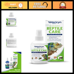 Reptile Wound Care Spray – Skin Repair for Scale Rot, Burns & Shedding – 3oz
