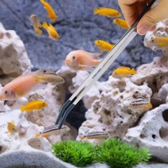 2Pcs Reptile Feeding Tong with Rubber Tip Aquarium Tweezers Stainless Steel S…