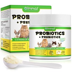 Probiotics for Cats – Cat Probiotic Powder Digestive Supplement with Digestiv…