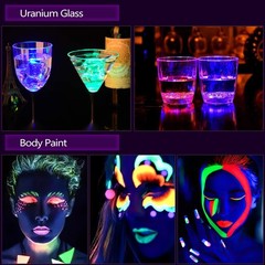 CLY 33ft LED UV Black Light Strip Kit, 600 600 Count (Pack of 1), Purple
