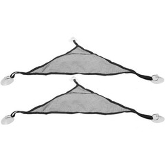 2Pcs Durable Pet Hammock Toy Olive Green Mesh Reptile Swing for Lizards