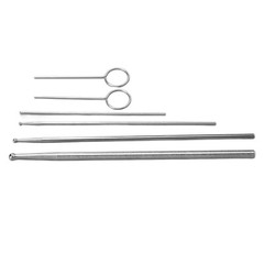 6PCS Snake Probe Kit Stainless Steel Round Head Anti Allergy Reptiles Snake