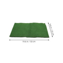 2Pcs Durable Turtle Floating Platforms with Simulation Grass Turf for Aquarium