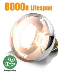 250W Infrared Heat Lamp Bulbs, 8000 Hour Life, E26 Base, 6 Pack for Pets & Food