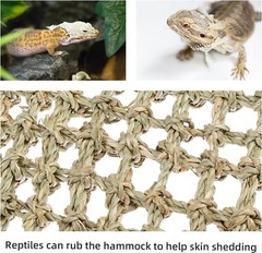 Adjustable Bearded Dragon Hammock 16” x 8” – Perfect for Climbing Reptiles