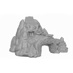 Skyrim Throat of the World Reptile Hide and Climb – 3D Printed Mountain Decor
