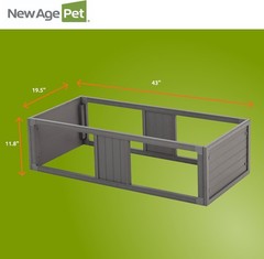New Age Pet ECOFLEX Large Grey Mojave Stacker Reptile Habitat