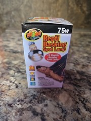 Zoo Med Repti Basking Spot Lamp Reptiles 75W Double reflector design day light
