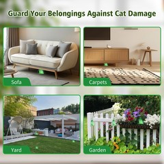 12 Pack Cat Deterrent Outdoor Indoor, Protect Garden Yard Furniture