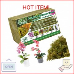Halatool 2.2LB Premium Sphagnum Moss for Plants, 50QT Green Moss for Plants Indo