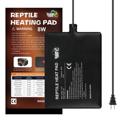 Reptile Heat Pad 6×8 Inch 8W Under Tank Terrarium Heating Mat Turtle Lizard