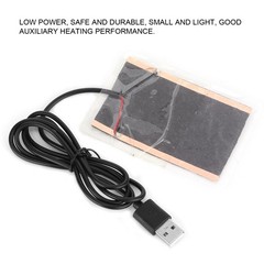 USB Heating Film Carbon Fiber Portable Heater For Reptiles && New