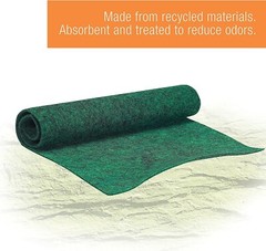 Zilla Reptile Terrarium Floor Liner Green 40/50 Gallon 17.25″ x 35.25″ Cage Mat