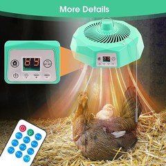 Cozy Coop Chicken Coop Heater, 100-400 Watt, Safe Radiant Space Heat w/ Control
