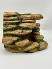 Borlech Reptile Tank Hideouts Cave Habitat Decor Aquarium Terrarium Faux Rock