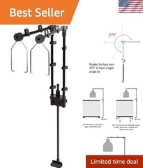 Reptile Dual Lamp Stand Lamp Hanger Holder Adjustable Metal Lamp Support for …