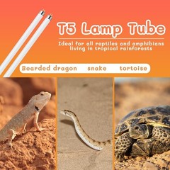 2-Pack 22″ T5 UVB Reptile Light 24W 10.0,UVA UVB for Reptiles