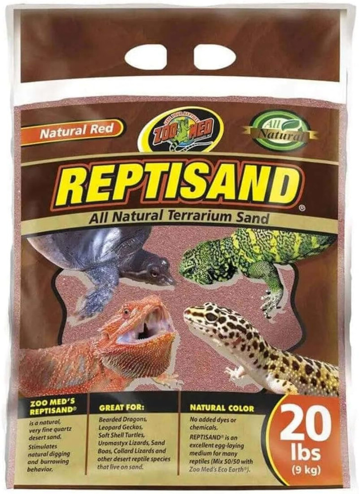 Reptisand Natural Red: 20 Lb Bag