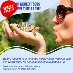 2 Pack Aquatic Turtle Food Medley Mealworms Shrimp Fish High Protein 3.7 oz – US