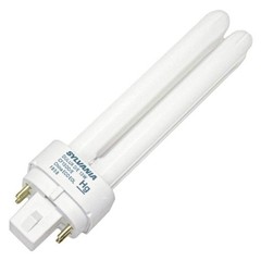 Sylvania 20667 Compact Fluorescent 4 Pin Double Tube 4100K, 13-watt, White