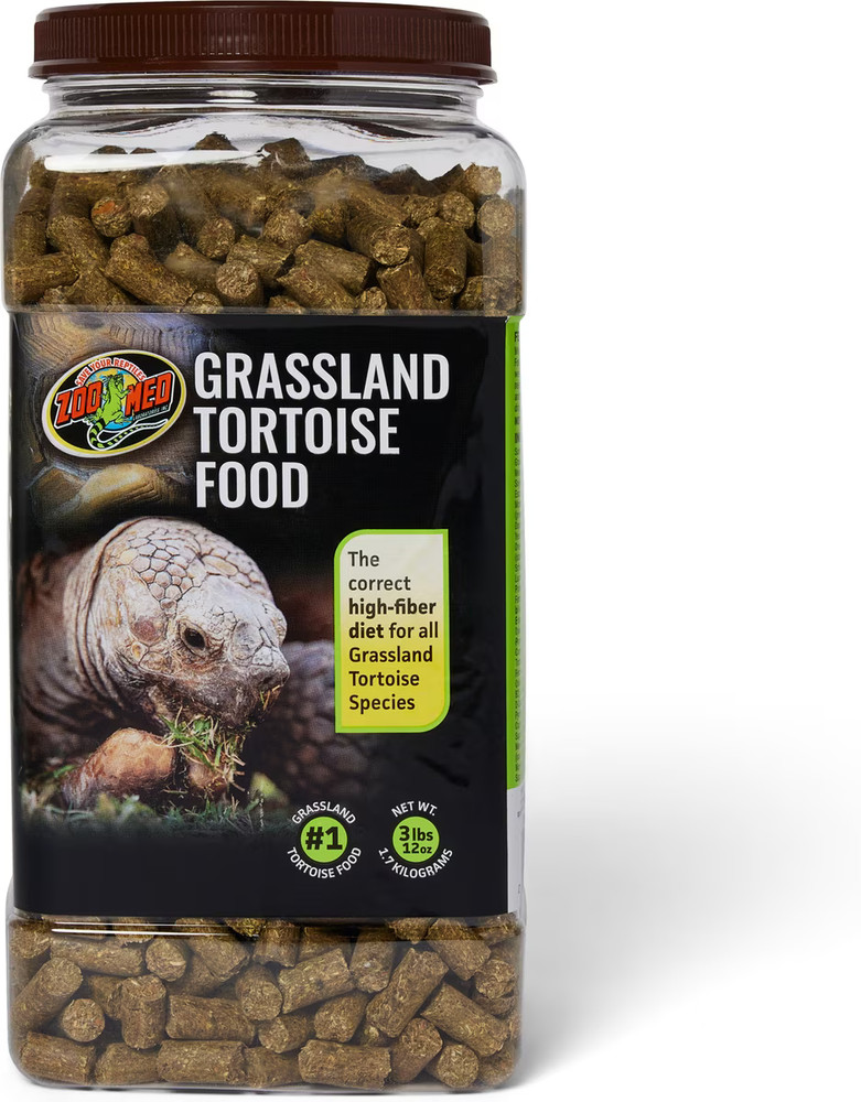 Zoo Med Natural Grassland Tortoise Food, 60-oz jar