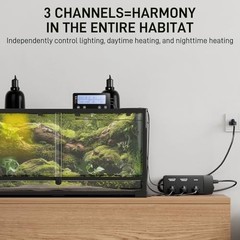 PID Reptile Thermostat 3 Channel Controller