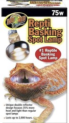 ZooMed (2 Pack) 75 Watts Reptile Basking Spot Lamp