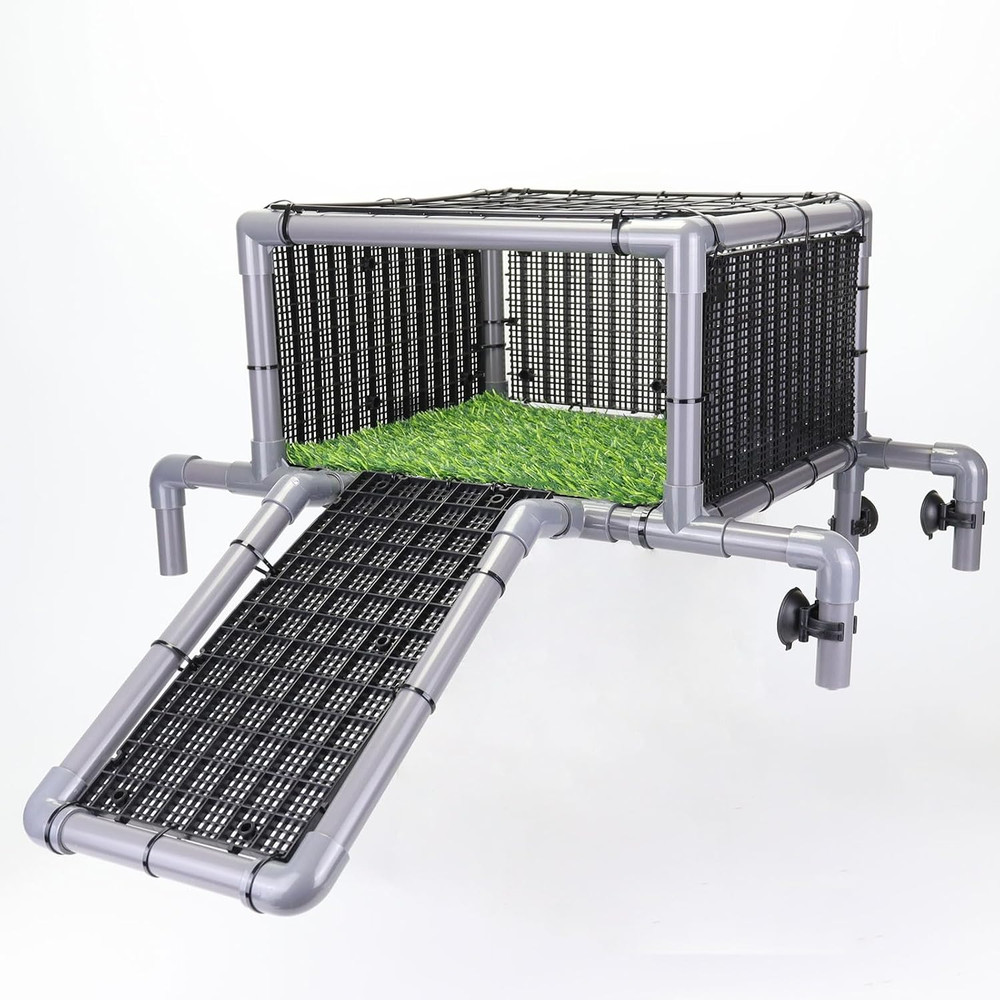 Extra Large Turtle Basking Platform, RES Basking Dock, above Tank Dry Resting Ar