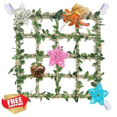 Delllala Hermit Crab Climbing Toys Set Habitat Tank Accessories