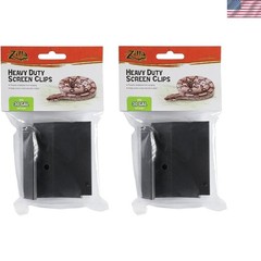 Extra Security Screen Clips for Large Reptile Terrariums – 2 Pack with Locking