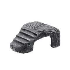 Reptile Basking Rock Tank Ornament Lizard Gecko Turtle Climbing Ladder Platfo…
