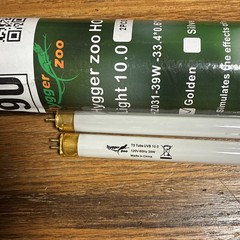 Hygger Zoo T5 Tube UVB 10.0 Reptile Light Tubes 39W 2-Pack HZ031-39W 33.4 inches