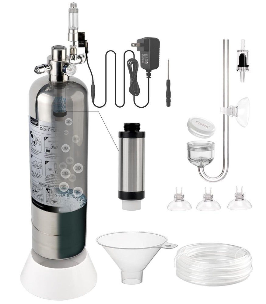 Aquarium CO2 Generator 2.4L Compact Double Runtime