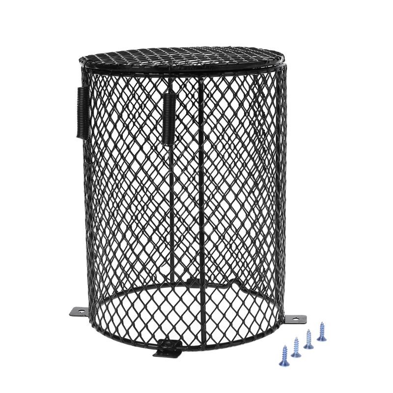Reptile Heating Bulb Lamp Protector Heat Bulb Mesh Cover Ceramic Light Lampshade