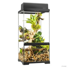 Exo Terra Pro Paludarium – Mini X-Tall – 12” x 12 ”x 24”- Bottom Drain