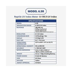 Solarmeter Model 6.5R Reptile UV Index Meter, Handheld Digital Radiometer for…