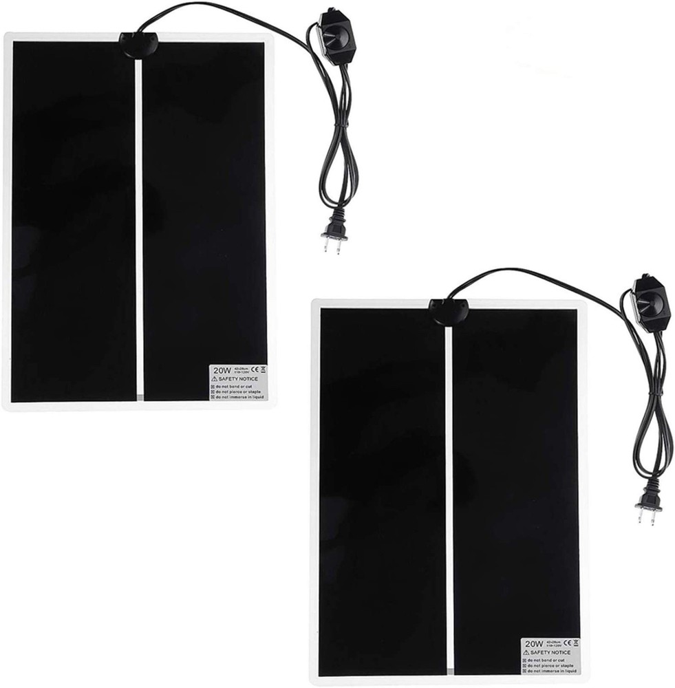 Tfwadmx 2 Pack 20W Reptile Heating Pad Tank Warmer with Temperature Control, …