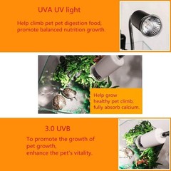 6-Packs 25W Bulbs Reptile Heat Lamp Heater Light Halogen Basking Bulbs Full S…