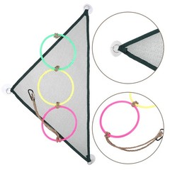 1Set Green Mesh Reptile Hammock Hanging Bed for Snake Lizard Tank Enrichment