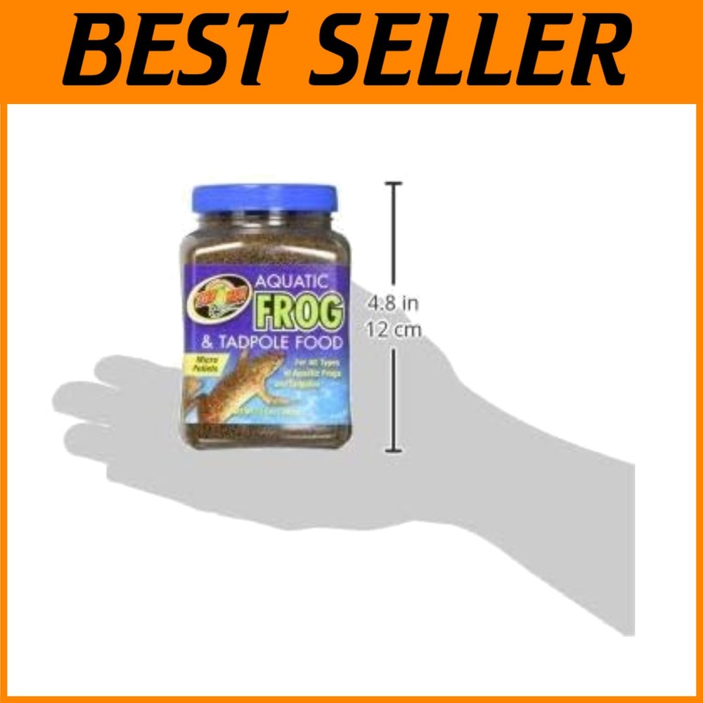 Balanced Diet for Aquatic Frogs, High Protein, 12oz